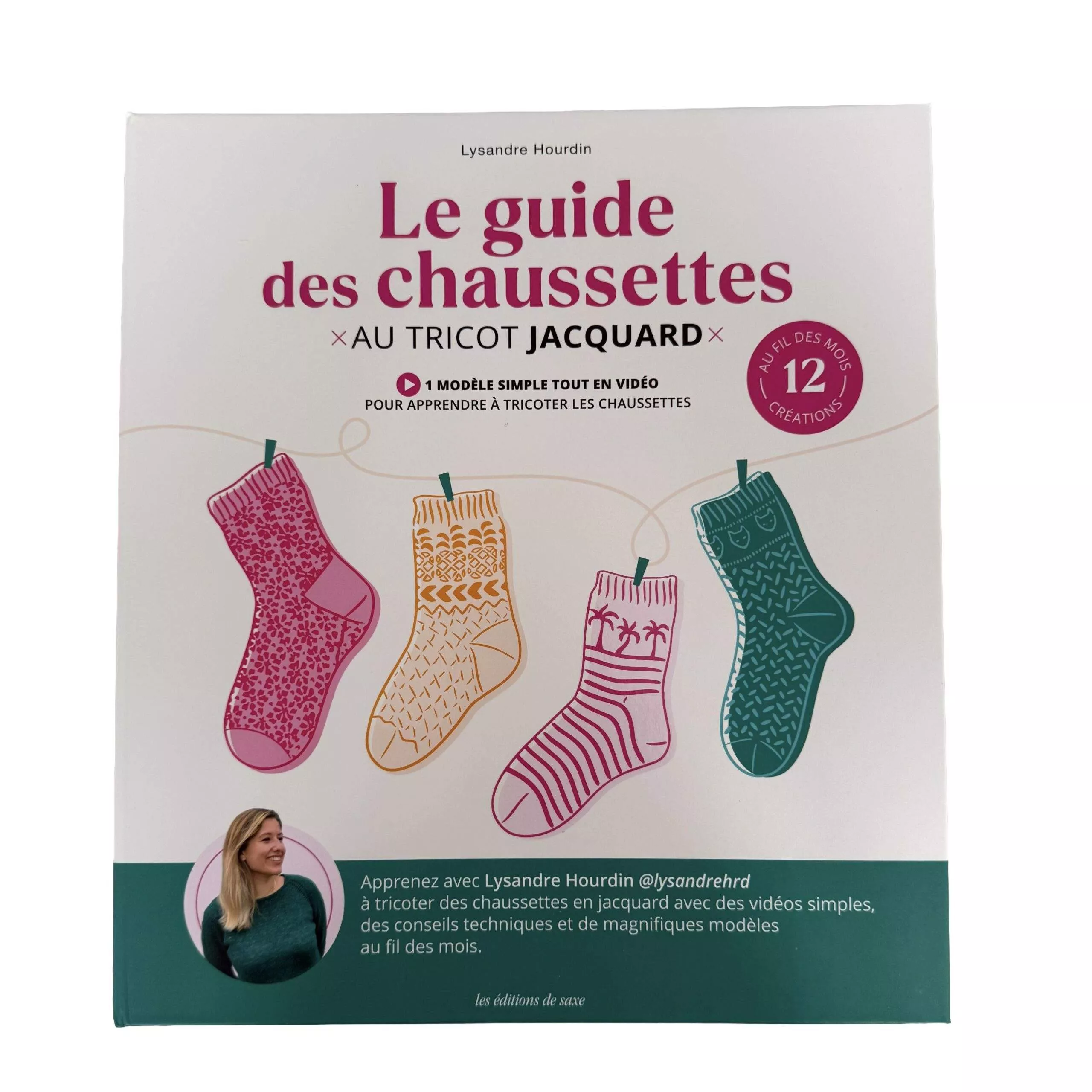 Le guide des chaussettes au tricot jacquard, Lysandre Hourdin
