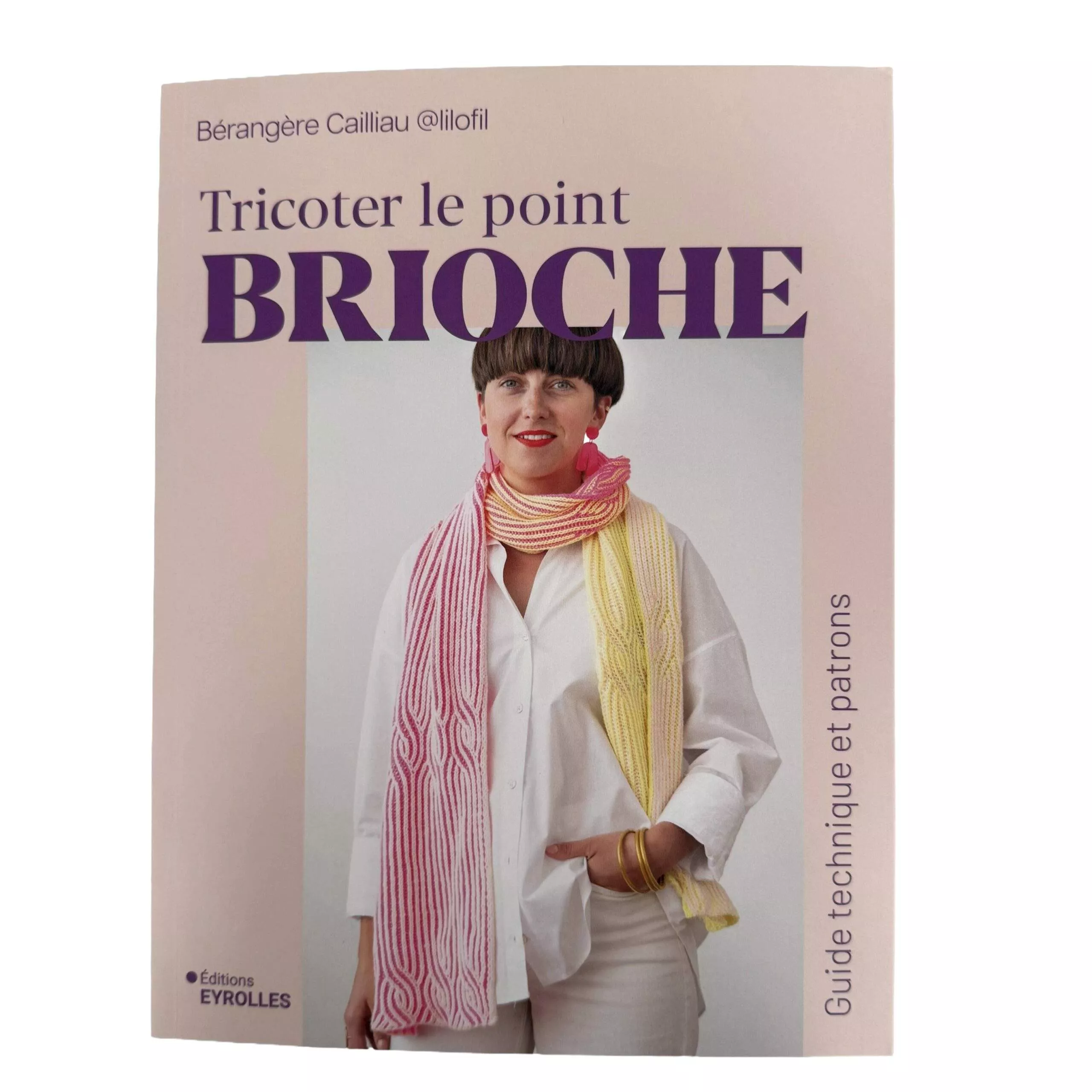 Couverture de livre, tricoter les point brioche de, Bérangère Cailliau
