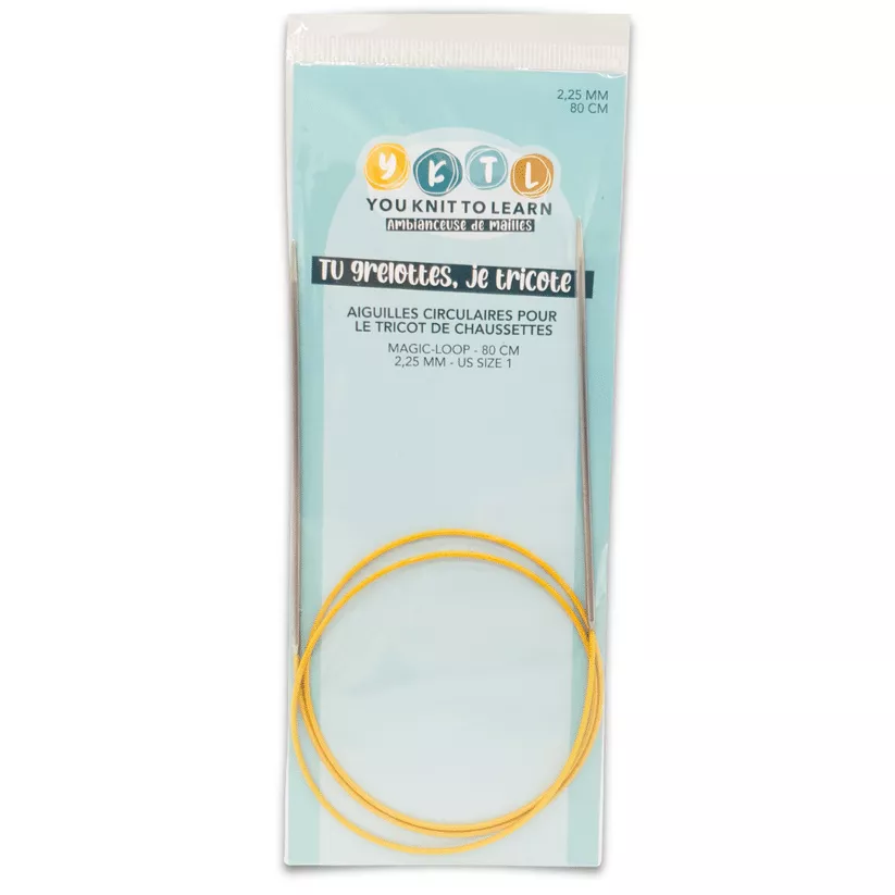 Aiguilles circulaire fixe 80 cm – You Knit To Learn